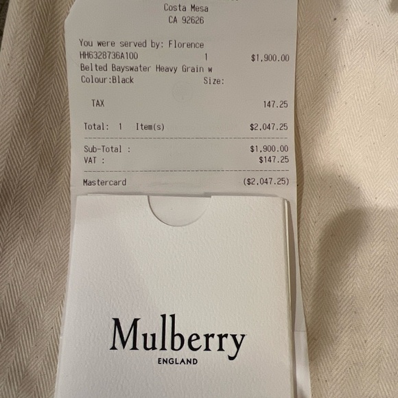 EUC Mulberry Belted Bayswater Pebbled Satchel Black Leather Shoulder Bag - Picture 13 of 16